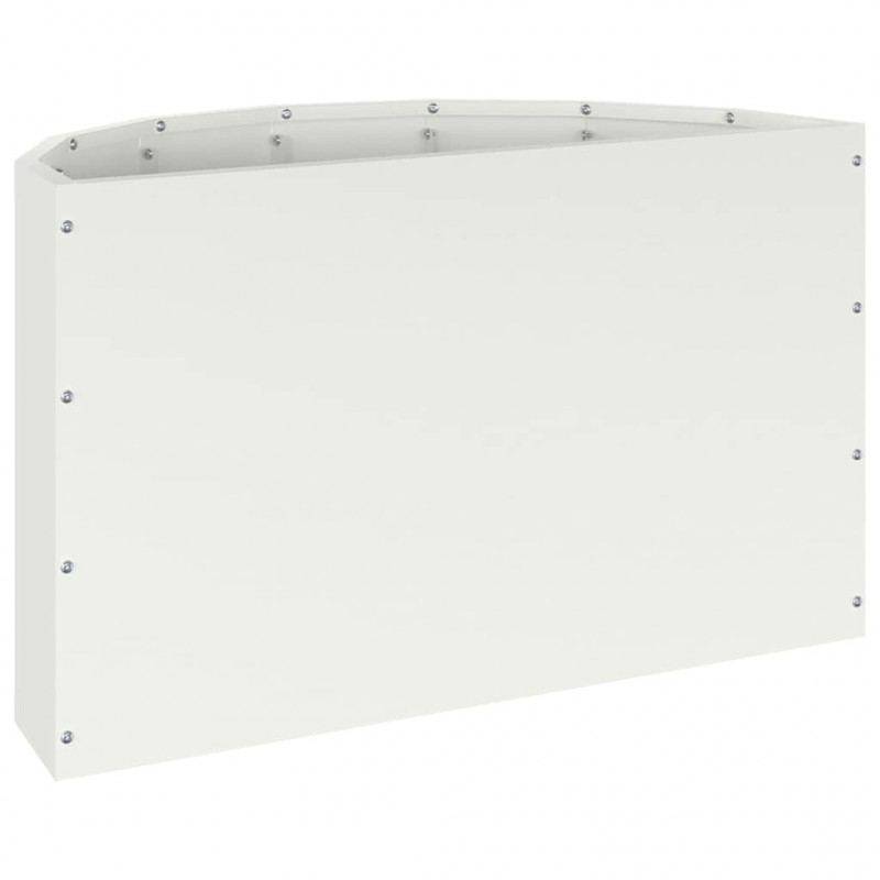 Donica Biały 60 x 30 x 35 cm Stal