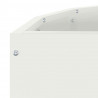 Donica Biały 60 x 30 x 35 cm Stal