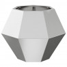 Donica 2 pcs Srebrny 50 x 50 x 40 cm Stal nierdzewna