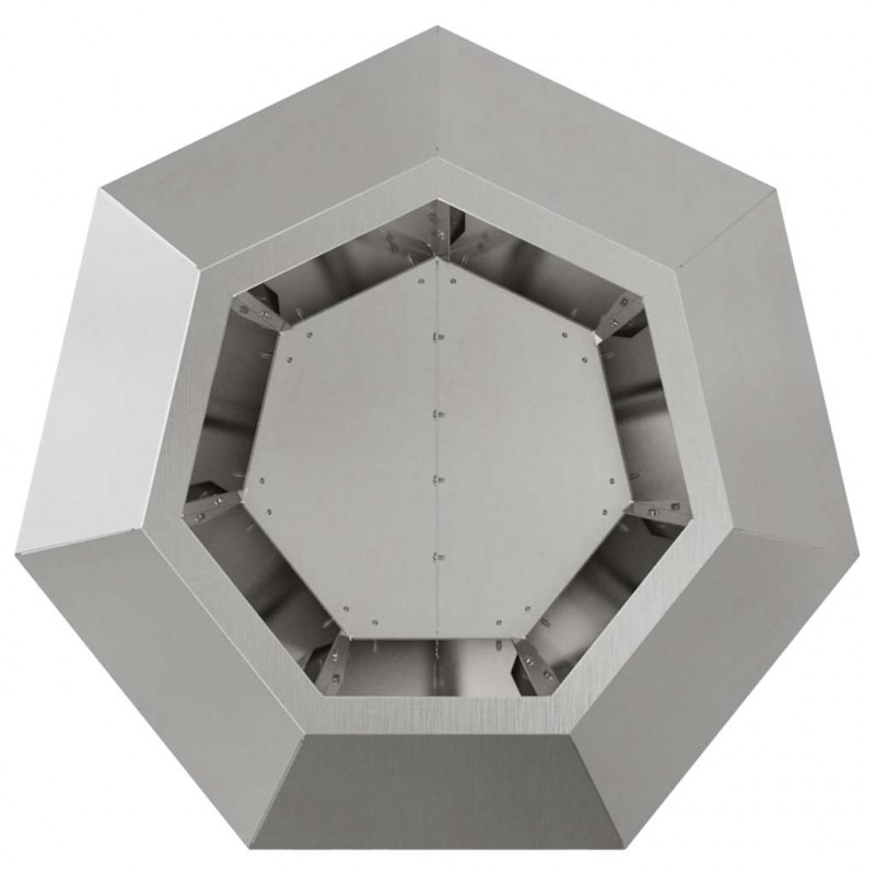 Donica 2 pcs Srebrny 50 x 50 x 40 cm Stal nierdzewna