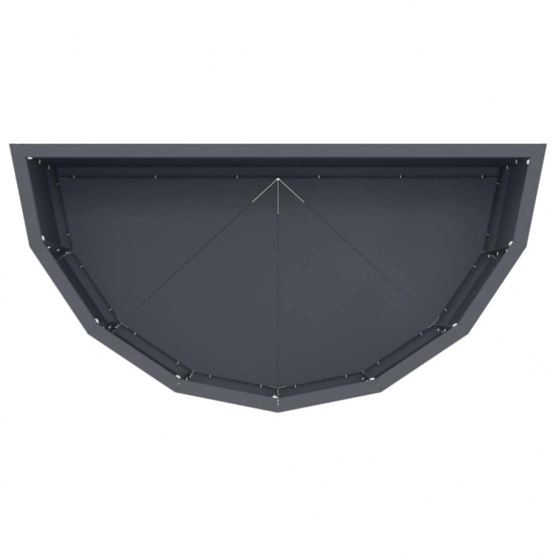 Donica Antracyt 60 x 30 x 35 cm Stal
