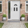 Donica 2 pcs Srebrny 50 x 50 x 40 cm Stal Galwanizowana