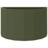 Donica Zielony oliwkowy 60 x 30 x 35 cm Stal