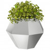 Donica 2 pcs Srebrny 50 x 50 x 40 cm Stal Galwanizowana