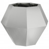 Donica 2 pcs Srebrny 50 x 50 x 40 cm Stal Galwanizowana