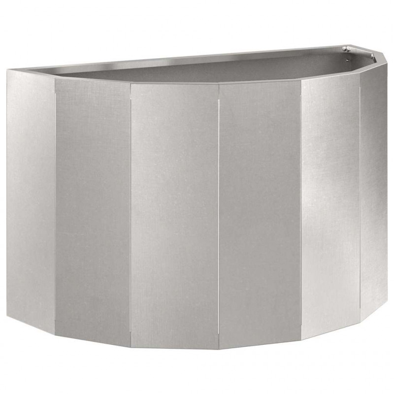 Donica Srebrny 60 x 30 x 35 cm Stal nierdzewna