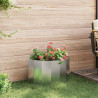 Donica Srebrny 60 x 30 x 35 cm Stal nierdzewna