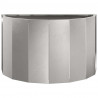 Donica Srebrny 60 x 30 x 35 cm Stal nierdzewna