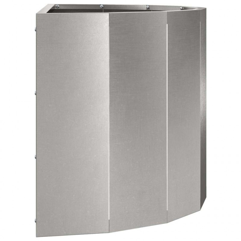 Donica Srebrny 60 x 30 x 35 cm Stal nierdzewna