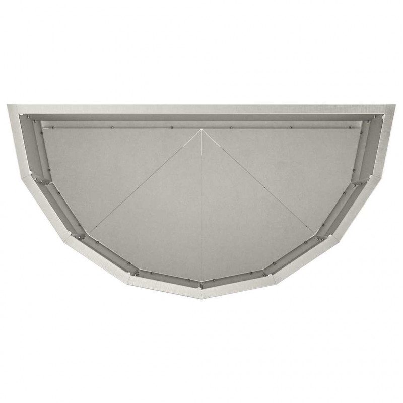 Donica Srebrny 60 x 30 x 35 cm Stal nierdzewna