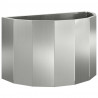 Donica Srebrny 60 x 30 x 35 cm Stal Galwanizowana