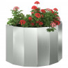 Donica Srebrny 60 x 30 x 35 cm Stal Galwanizowana
