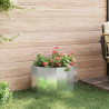Donica Srebrny 60 x 30 x 35 cm Stal Galwanizowana