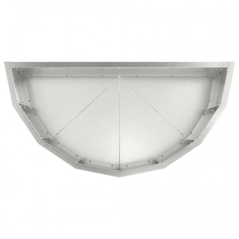 Donica Srebrny 60 x 30 x 35 cm Stal Galwanizowana