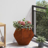 Donica 2 pcs Rdzawy 50 x 50 x 40 cm