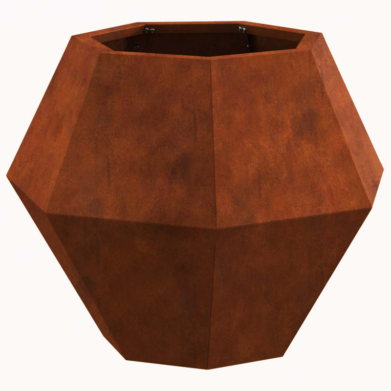 Donica 2 pcs Rdzawy 50 x 50 x 40 cm
