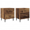 Szafka Nocna z szufladą 2 pcs Stare drewno 40 x 35 x 47,5 cm