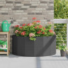Donica Czarny 120 x 60 x 50 cm Stal