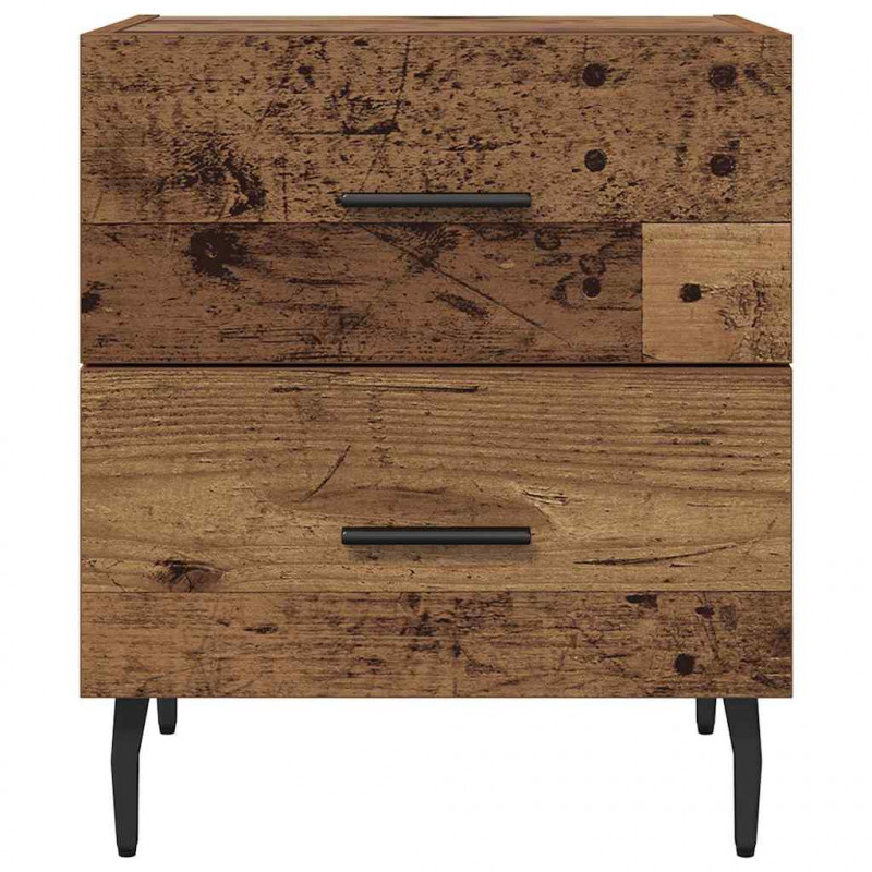 Szafka Nocna z szufladą 2 pcs Stare drewno 40 x 35 x 47,5 cm