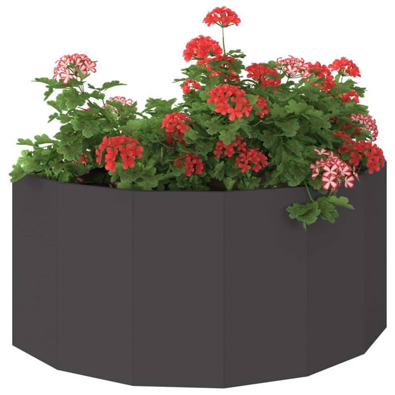 Donica Czarny 120 x 60 x 50 cm Stal
