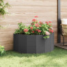 Donica Czarny 120 x 60 x 50 cm Stal
