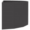 Donica Czarny 120 x 60 x 50 cm Stal
