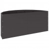 Donica Czarny 120 x 60 x 50 cm Stal
