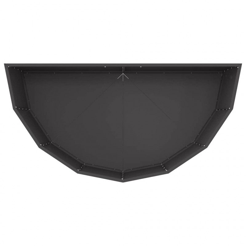 Donica Czarny 120 x 60 x 50 cm Stal