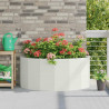 Donica Biały 120 x 60 x 50 cm Stal