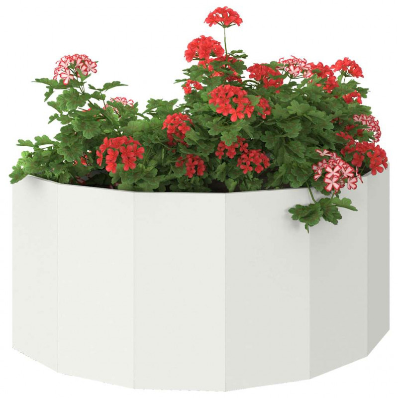 Donica Biały 120 x 60 x 50 cm Stal