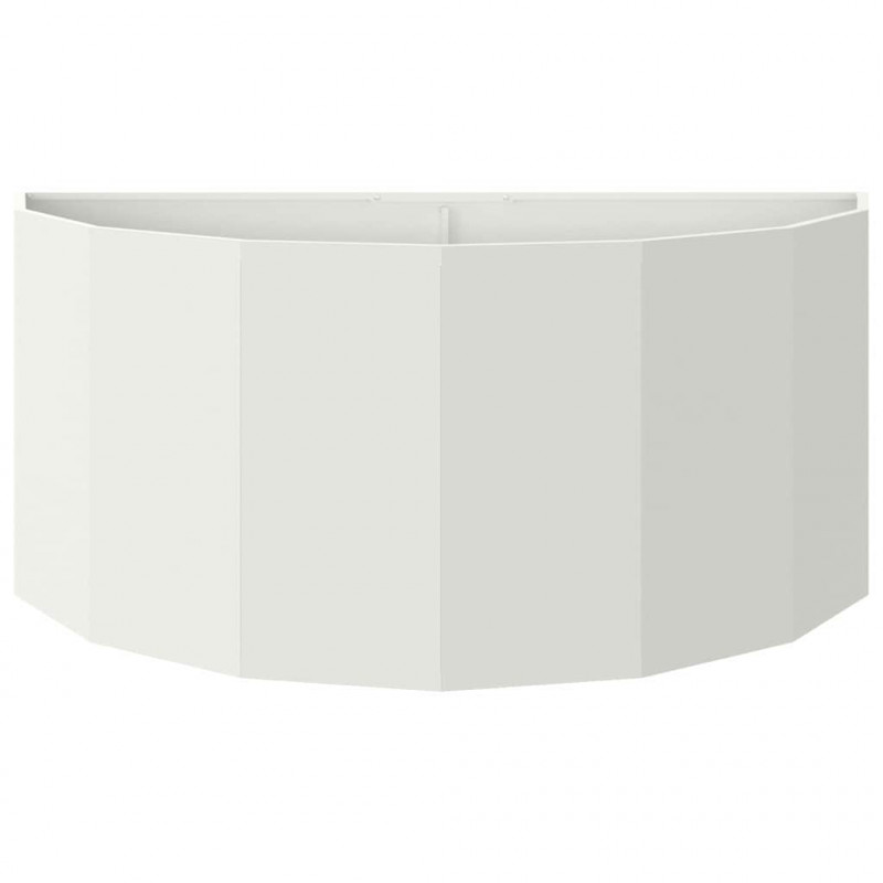 Donica Biały 120 x 60 x 50 cm Stal