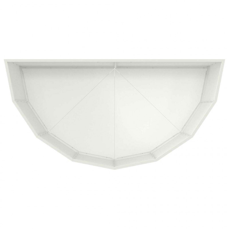 Donica Biały 120 x 60 x 50 cm Stal
