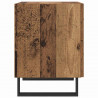 Szafka Nocna 2 pcs Stare drewno i czarny 40 x 35 x 47,5 cm