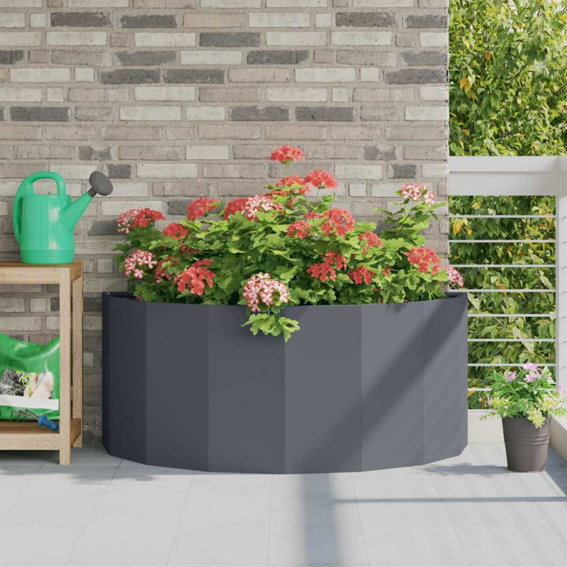 Donica Antracyt 120 x 60 x 50 cm Stal