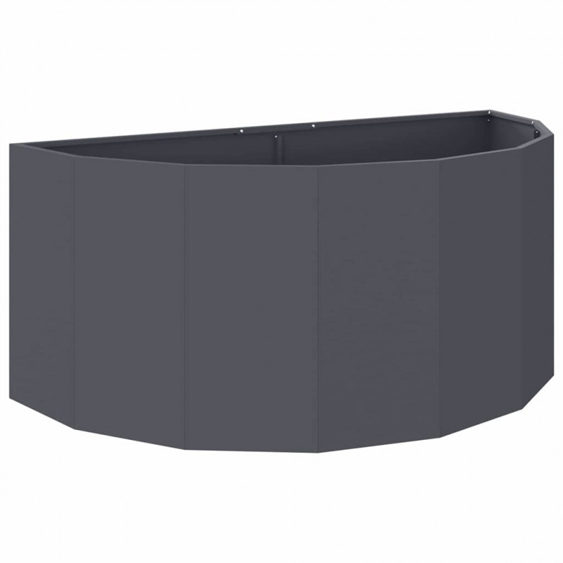 Donica Antracyt 120 x 60 x 50 cm Stal