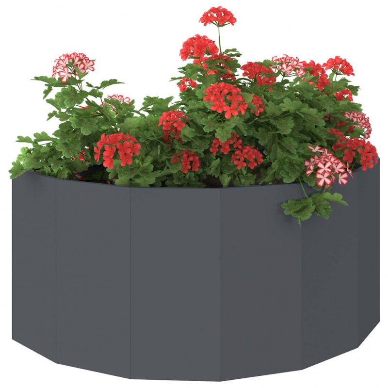 Donica Antracyt 120 x 60 x 50 cm Stal
