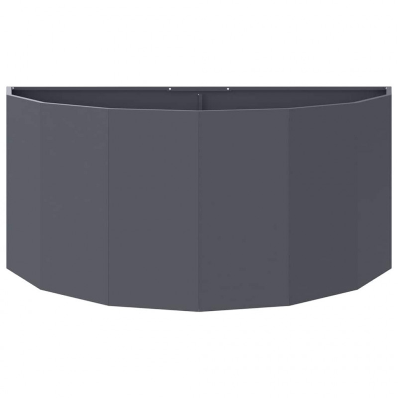 Donica Antracyt 120 x 60 x 50 cm Stal