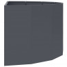 Donica Antracyt 120 x 60 x 50 cm Stal