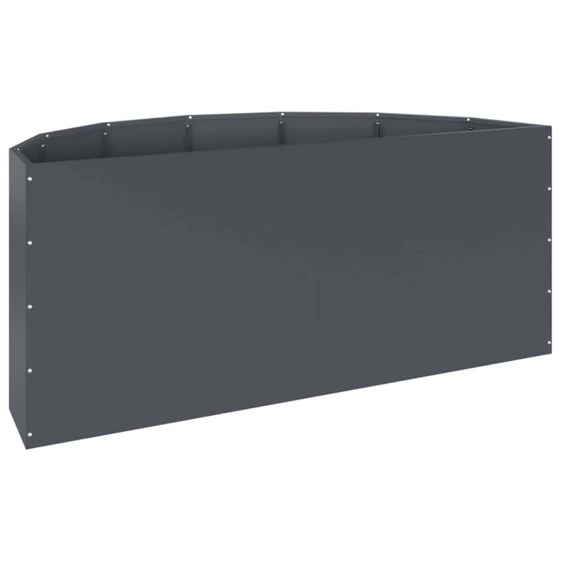 Donica Antracyt 120 x 60 x 50 cm Stal