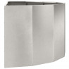 Donica Srebrny 120 x 60 x 50 cm Stal nierdzewna