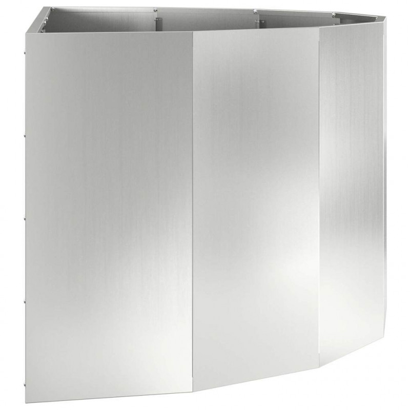 Donica Srebrny 120 x 60 x 50 cm Stal Galwanizowana