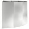 Donica Srebrny 120 x 60 x 50 cm Stal Galwanizowana