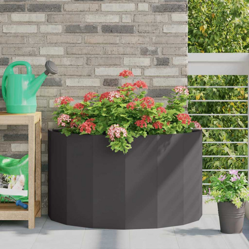 Donica Czarny 90 x 45 x 50 cm Stal