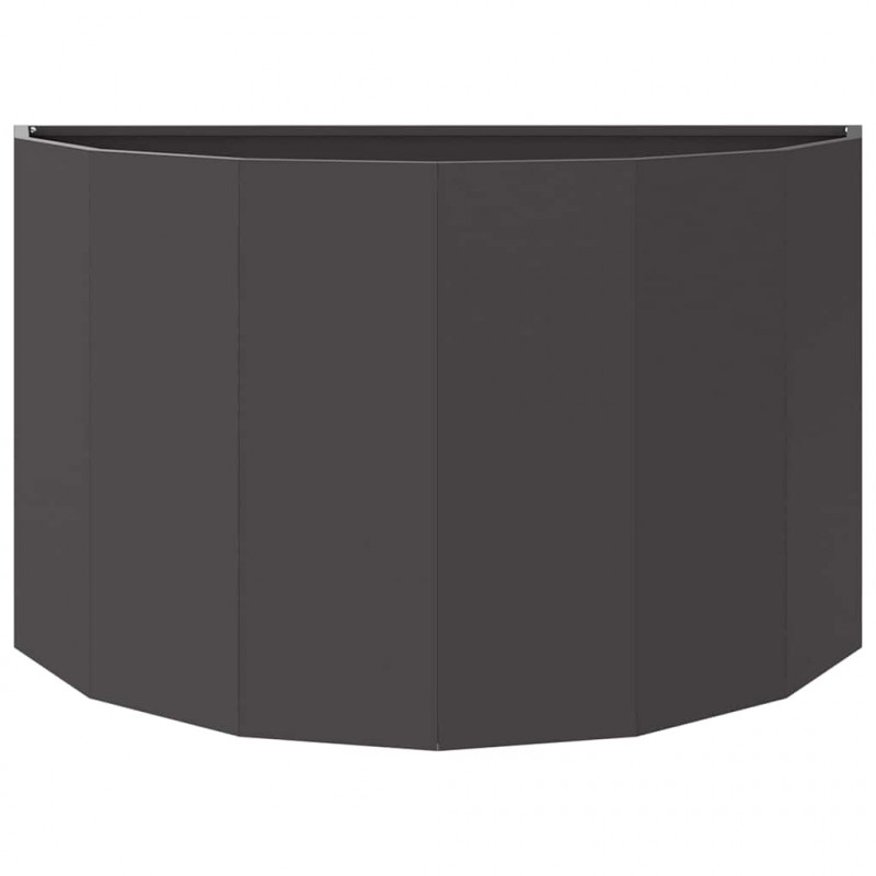 Donica Czarny 90 x 45 x 50 cm Stal