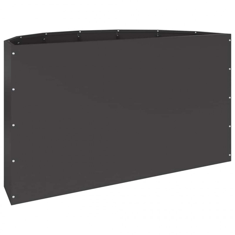 Donica Czarny 90 x 45 x 50 cm Stal