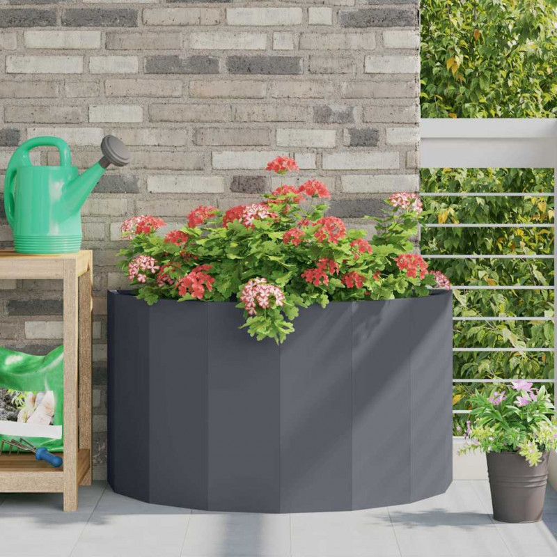 Donica Antracyt 90 x 45 x 50 cm Stal