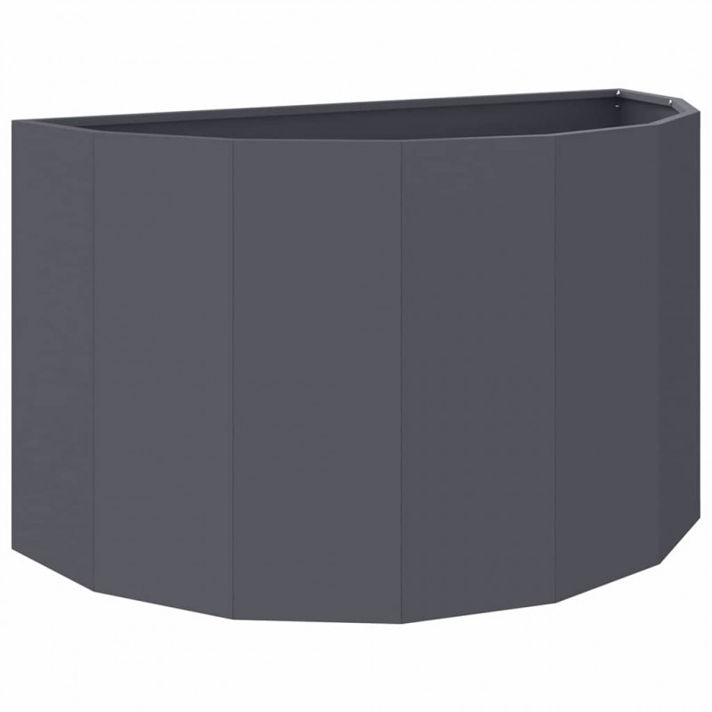 Donica Antracyt 90 x 45 x 50 cm Stal