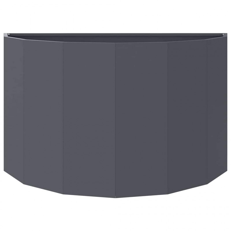 Donica Antracyt 90 x 45 x 50 cm Stal