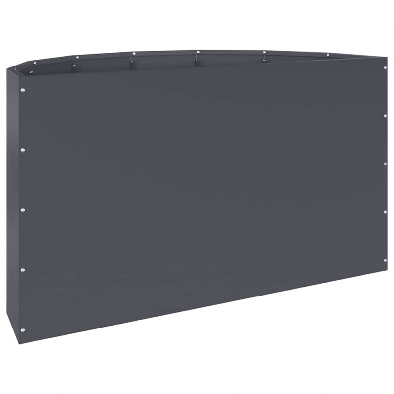 Donica Antracyt 90 x 45 x 50 cm Stal