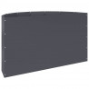 Donica Antracyt 90 x 45 x 50 cm Stal